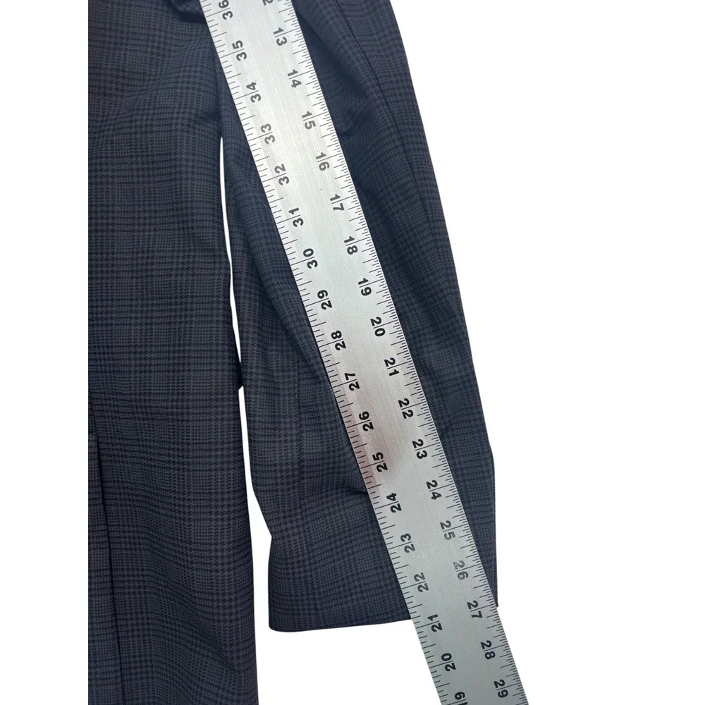 Rhone XL Blue Plaid Commuter Blazer Jacket Sport Suit Coat Slim Unstructured